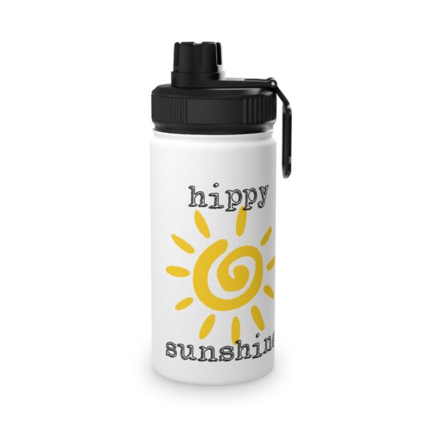 Hippy Sunshine Double-Walled Stainless Steel Water Bottle with Twist Lid - Image 4
