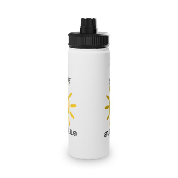 Hippy Sunshine Double-Walled Stainless Steel Water Bottle with Twist Lid - Image 5