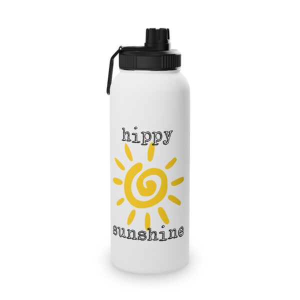 Hippy Sunshine Double-Walled Stainless Steel Water Bottle with Twist Lid - Image 11