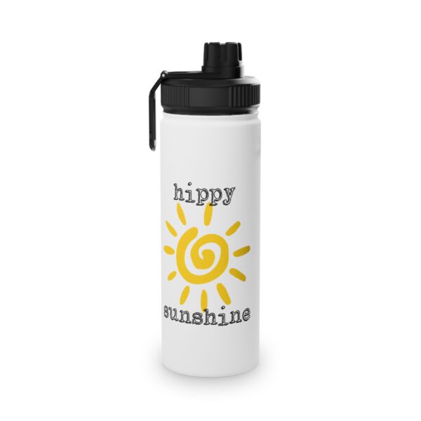Hippy Sunshine Double-Walled Stainless Steel Water Bottle with Twist Lid