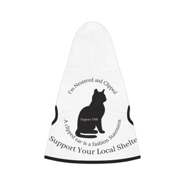 Clipped-Ear Pet Hoodie - Image 3