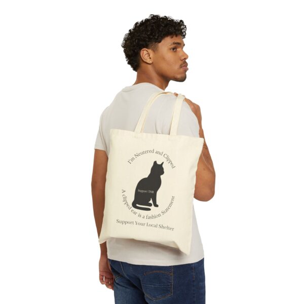 Clipped Ear Awareness Tote